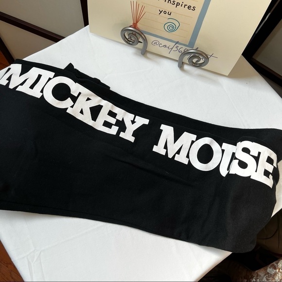 DISNEY Mickey Mouse Black Joggers Sweatpants Unisex Size S 3/5 CH 3/5 - Picture 5 of 10
